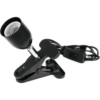 Objímka na žárovku Eurolite držák patice E27, otočný, s přívodním kabelem