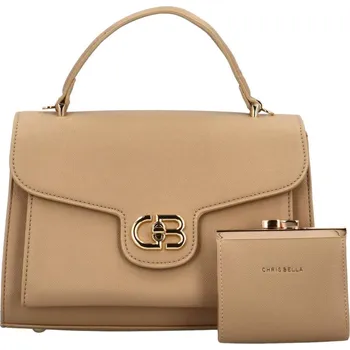 Kabelka JUNI DÁMSKÁ KABELKA CB2304-1 CAF BÉŽOVÁ Barva: BÉŽOVÁ, Velikost: UNI