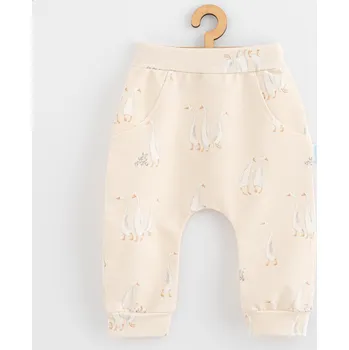 New baby Kojenecké bavlněné tepláčky Husičky vel. 80