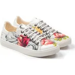 Dámské nízké tenisky Goby s květinami NSP103 35