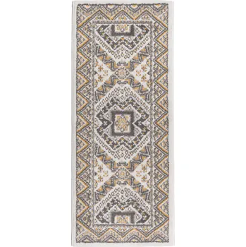 Koberec Norway koberec/běhoun aztécký vzor/šedý 67 x 160 cm