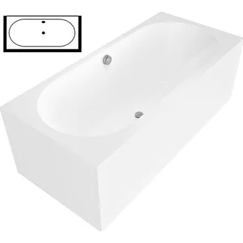 Vana Viva BD Monolith obdélníková vana 180x75x60 cm, bílá 71968MD