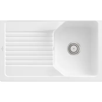 Keramický dřez Keramický dřez Villeroy & Boch Linara 45, 338401RW Stone White 338401RW