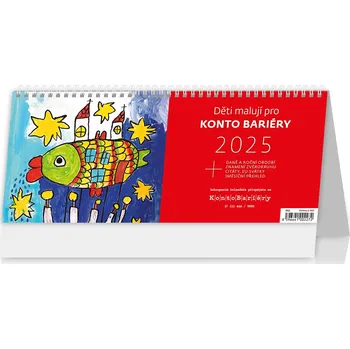 Kalendář Helma365 Děti malují pro Konto Bariéry 2025
