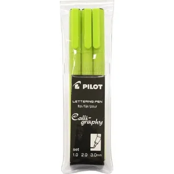 PILOT kaligrafický Lettering Pen, 3ks černé