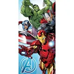 Jerry Fabrics Bavlněná froté osuška 70x140 cm - Avengers "Light blue"