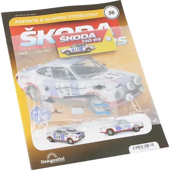 autíčko DeAgostini Škoda 130 RS 1:8 - časopis #36 se stavebnicí Škoda 130 RS 1:8 - časopis #36 se stavebnicí