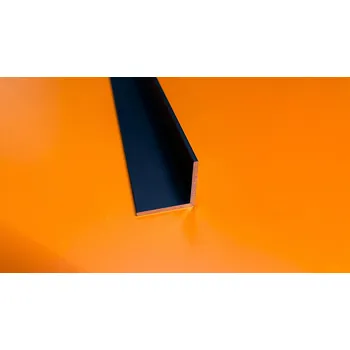 Stavební profil Hliníkový profil L (HL22 černý elox.) (3000 mm)