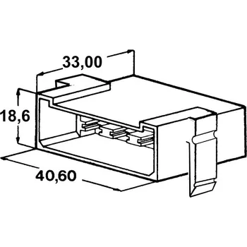 Auto elektroinstalace IMP Kryt 6 ks kolík 6,3 mm