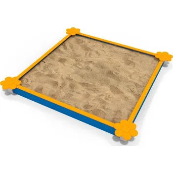 Dětské hřiště Playground System Pískoviště z nerezu 3 x 3 m 17063