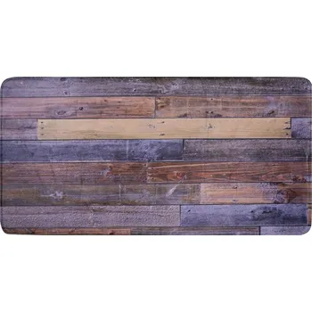 Koberec AKCE: Protiskluzová 3D předložka Dřevěná podlaha, modrá, dětský pokoj, Apextextil - 1 rok na vrácení + DOPRAVA ZDARMA k Vám i zpět