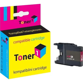 Cartridge Brother LC-1280XLM - LC1280XLM kompatibilní purpurová Toner1