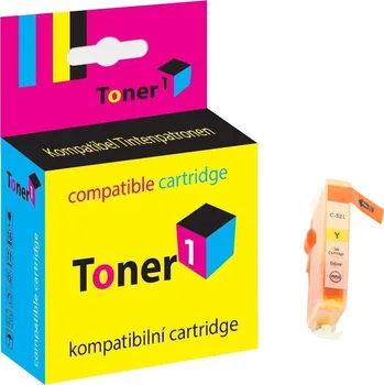 Cartridge Canon CLi-521Y - CLi521Y kompatibilní žlutá Toner1