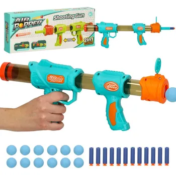 Dětská zbraň Puška 2 v 1 na míčky a náboje