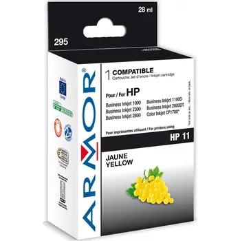 Cartridge HP C4838A - 11 kompatibilní žlutá Armor