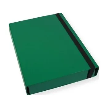 Teczka A4 skrzydłowa 5cm zielona