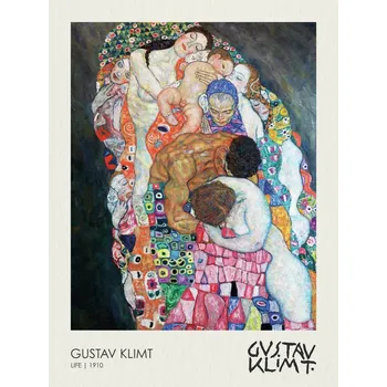 Plakát Plakát, Obraz - Life (1910), Gustav Klimt