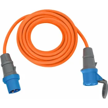 Elektrická zásuvka Triton Brennenstuhl 1167650610 štípačka 10 m 2 x zásuvka Outdoor Orange