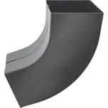 KJG svodové koleno hranaté 72° 100x100 mm / pozink RAL 7016 antracit