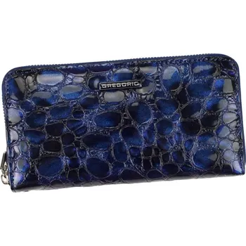 Gregorio luxusní modrá dámská kožená peněženka v dárkové krabičce