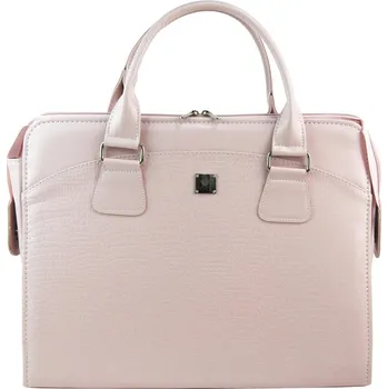 Kabelka PUNCE LC-01 pudrová matná dámská kabelka pro notebook do 15.6 palce