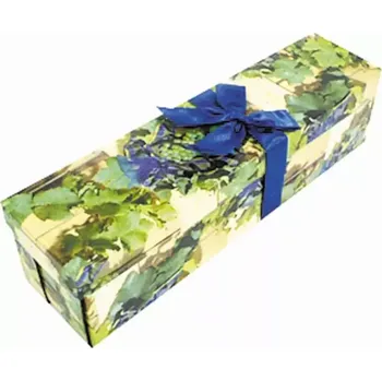 Dárková krabička Dárková krabička na láhev - Hroznové víno