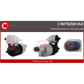 Autosklo Vodní čerpadlo ostřikovače, čistění skel CASCO CWP82001AS