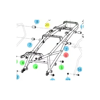 rám kola Benelli Rám 57120P160000 ( 1 )