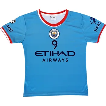 Fotbal Numberoplus Premium dětský fotbalový dres tričko - Manchester City Haaland Velikost: 7-let.(vel.116)