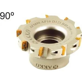Fréza Nástrčná rohová fréza 50mm pro APKT 1003 , AKKO AFM90-AP10-D50-A22-Z06-H
