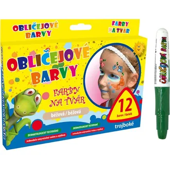 Speciální výtvarná barva Barva na obličej zelená