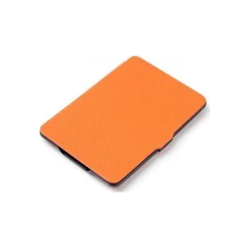 Pouzdro na tablet Kindle Paperwhite - oranžové pouzdro na čtečku knih - magnetické - PU kůže - ultratenký pevný kryt