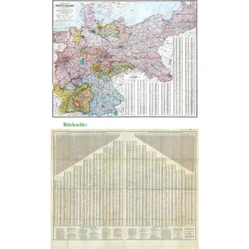 General-Karte Deutsches Reich - Deutschland, 1910