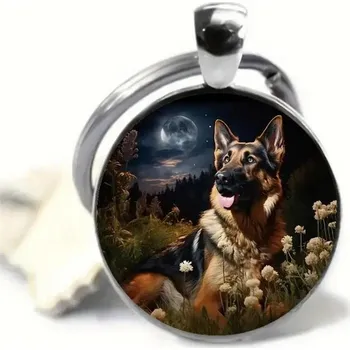 Přívěsek na klíče s německým ovčákem