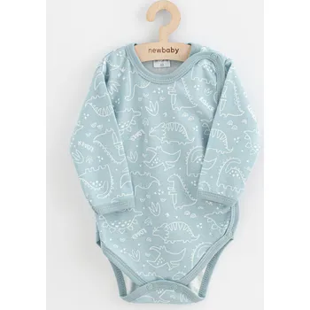 NEW BABY Kojenecké celorozepínací body New Baby Classic II dino mátový Vel. 56