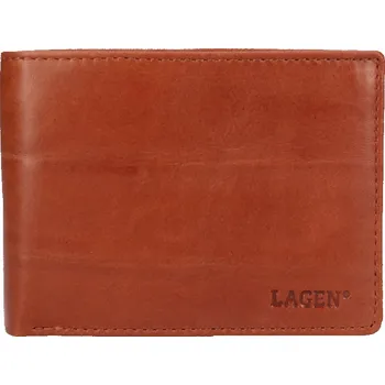 Peněženka Pánská kožená peněženka Lagen LG2111 cognac