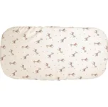 Kaarsgaren Bio-bavlněné prostěradlo do kočárku 35 x 75 cm Žirafa