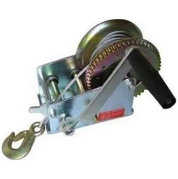 lanový naviják Ruční lanový naviják s 10m lanem, tažná síla 450 kg