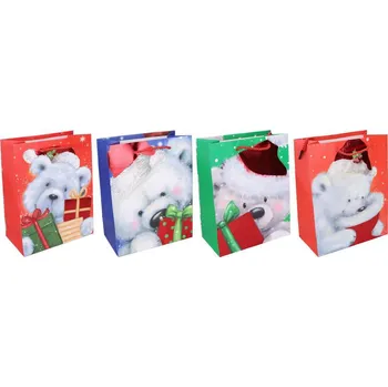 Dárková taška Wiky Dárková taška Vánoce M 26x32x10 cm