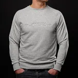 4SR Pánská mikina Logo EMB Grey - Velikost XL