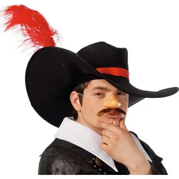 Karnevalový doplněk Guirca Fiestas Španělsko Mušketýr - klobouk