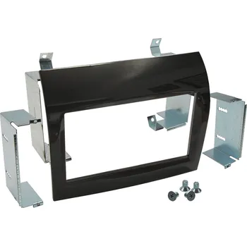 Autorádio Instalační sada 2DIN rádia Fiat, Citroen, Peugeot (11-14) - černá lesklá