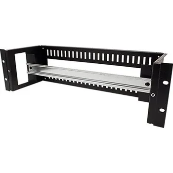 Racková skříň ROLINE 19" držák na DIN lištu 3U, černý - 26.21.0267