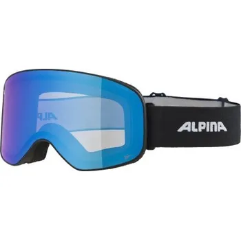 Lyžařské brýle ALPINA SLOPE Q-Lite Black Matt / Blue Mirror A7293.8.31 24/25