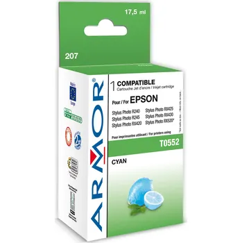 Cartridge Epson C13T055240 - T055240 kompatibilní modrá Armor