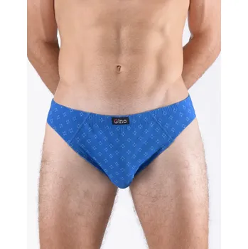 Trenýrky Gina Výhodné balení 5 kusů - Slipy s úzkým bokem 70072P Barva/Velikost: atlantic, pomnenková / XL/XXL