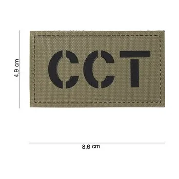 Nášivka Gumová nášivka 101 Inc nápis CCT - coyote