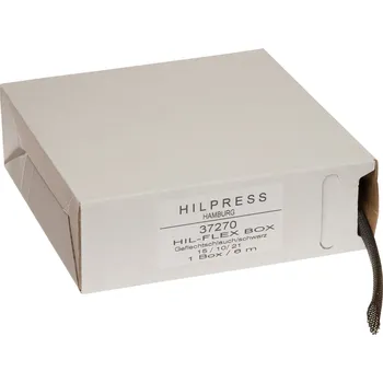 kabelová chránička HILPRESS 37270 HIL-FLEX Pletená trubice z umělé hmoty 15, černá, box 6m