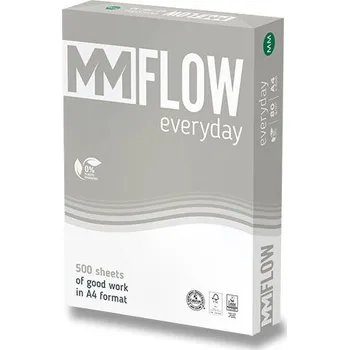 Kancelářský papír Xerografický papír MM Flow Everyday - A4, 80 g, 5 x 500 listů