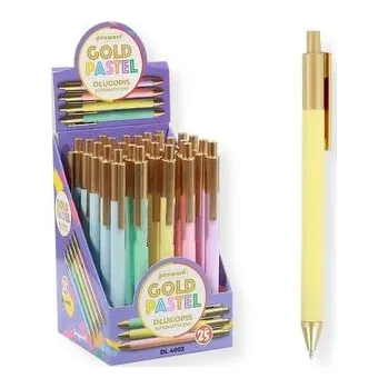 Set školních potřeb Długopis Gold Pastel (25szt)